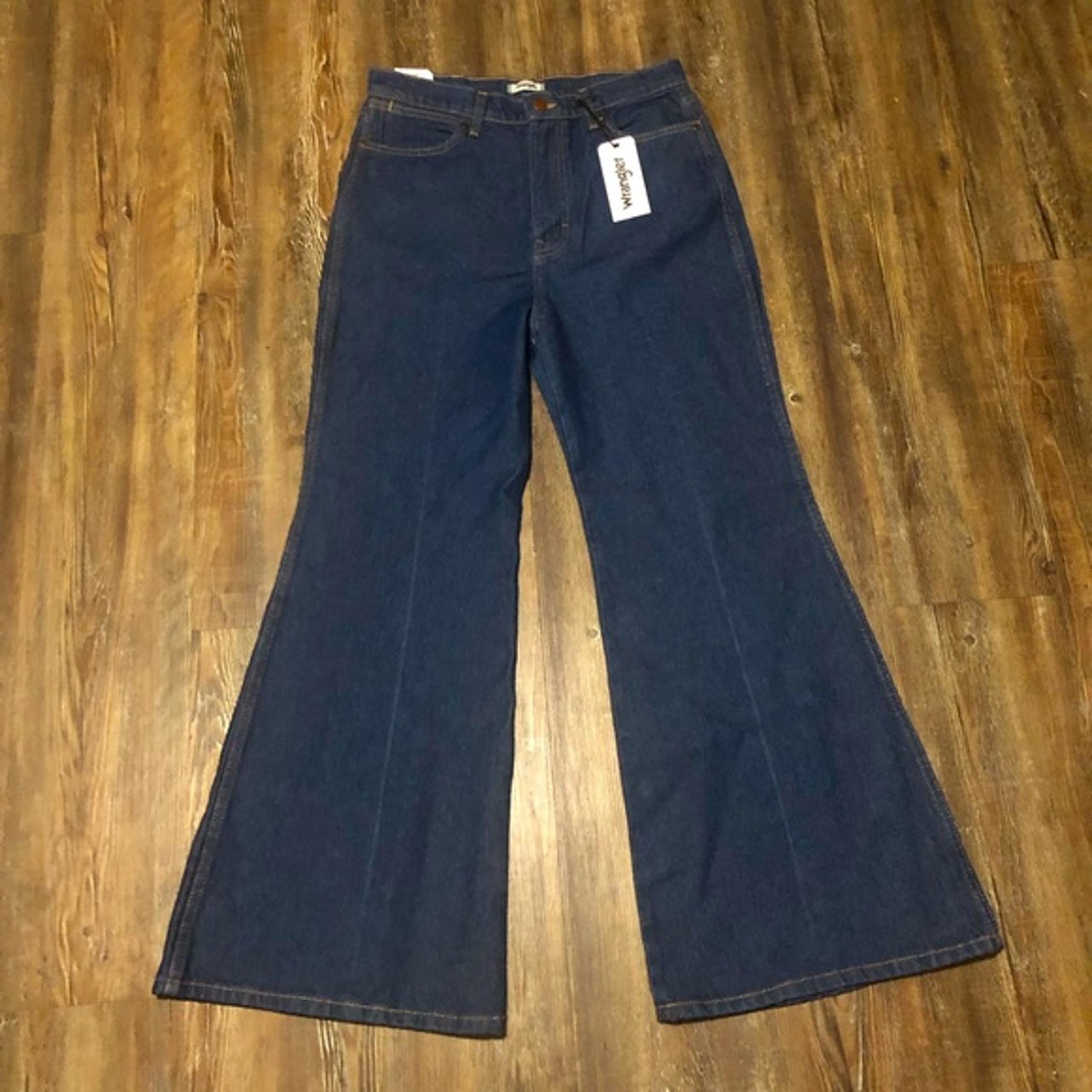 Wrangler Jeans Women's 30 Wanderer 622 High Rise Flare Dark Wash Denim NWT