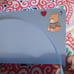 vintage Tupperware rare blue plastic mountable lid storage