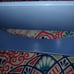 vintage Tupperware rare blue plastic mountable lid storage
