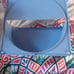 vintage Tupperware rare blue plastic mountable lid storage