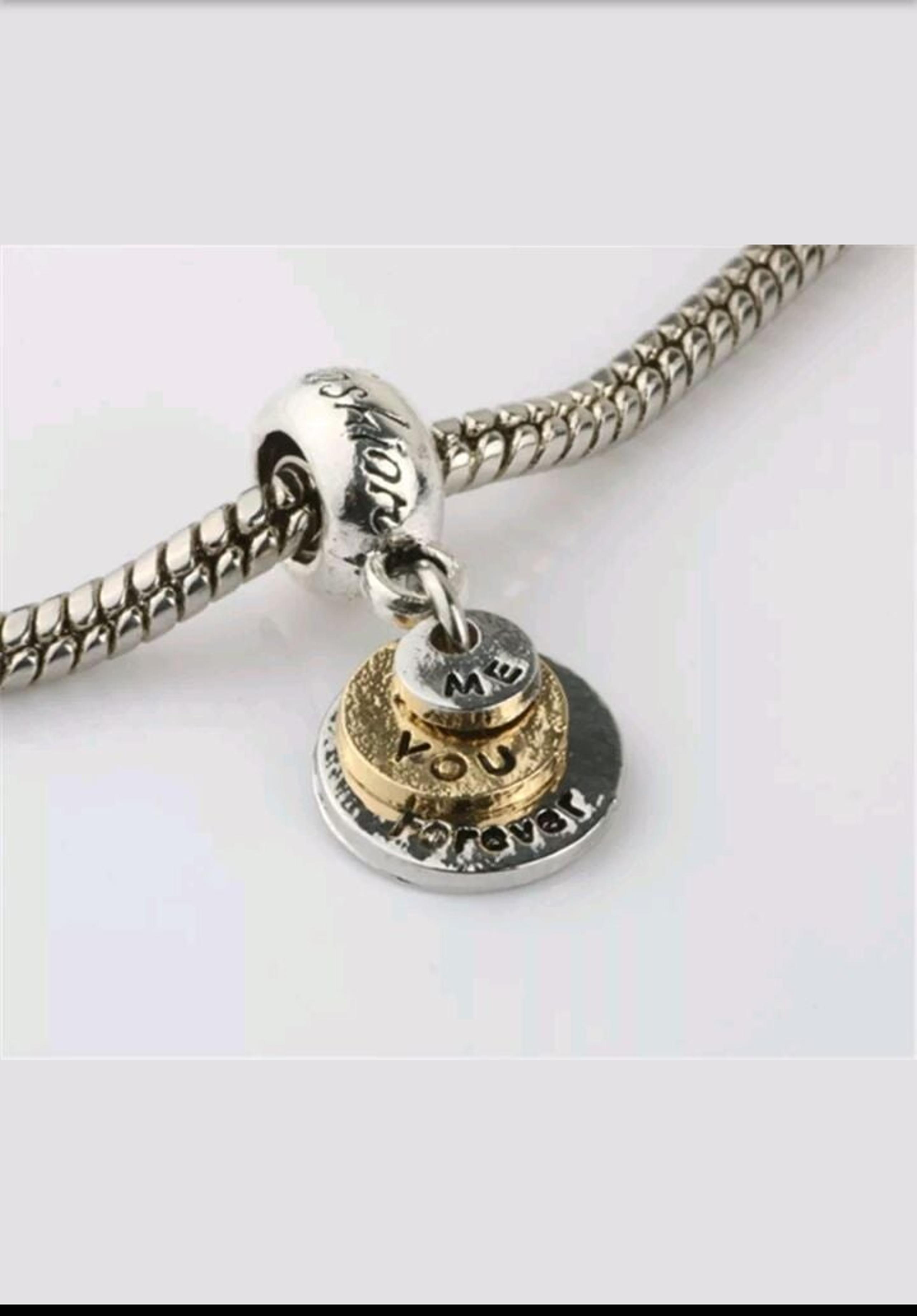 Sterling 925 Me-You-Forever Charm Bead