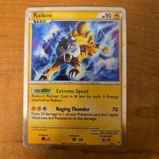 Pokemon Raikou Holofoil