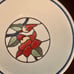 Metlox Poppytrail Stained Glass Look Moufin Rouge 2 Cereal Bowls