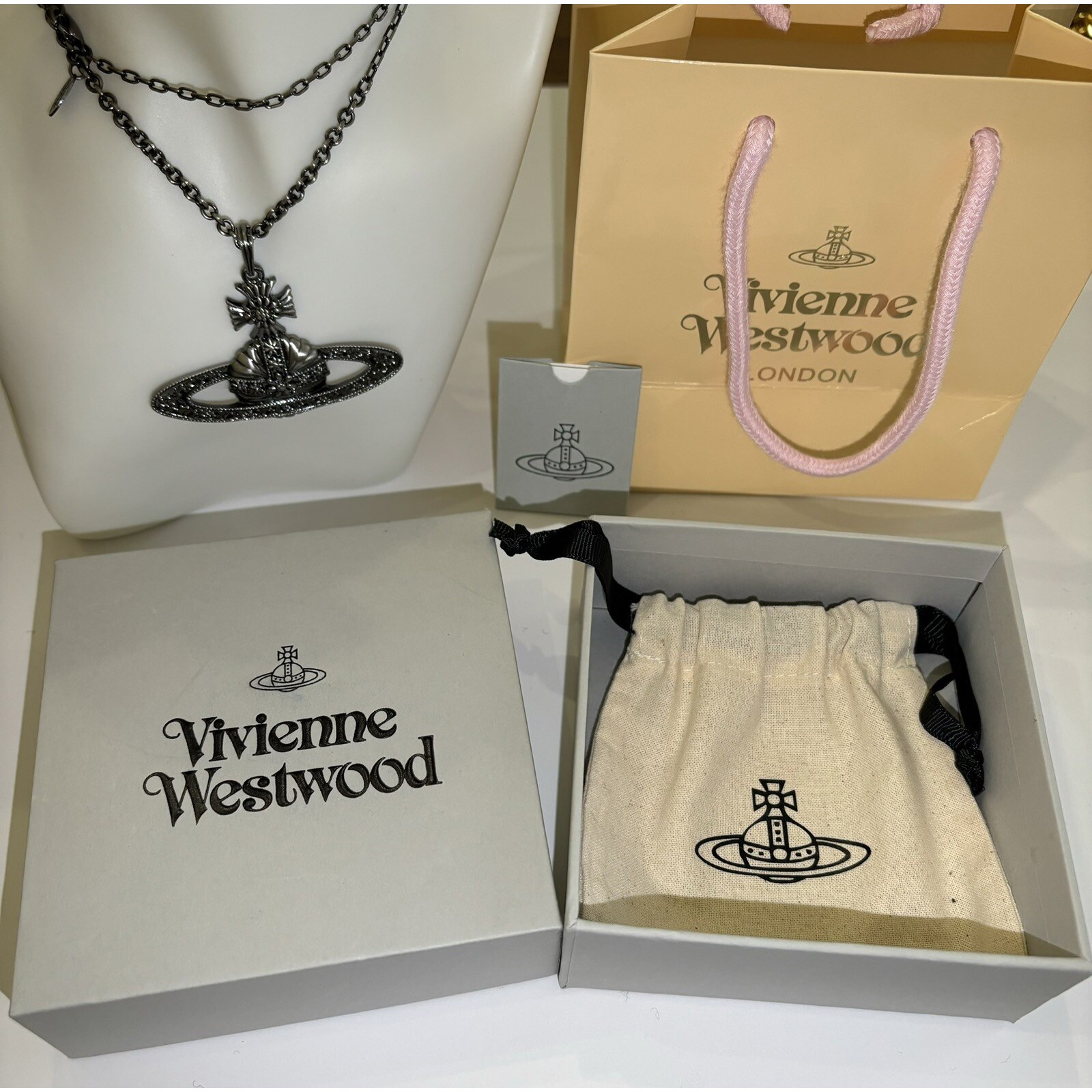SALE! Vivienne Westwood Vintage Style Floral Punk Pendant