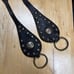 Vintage Harness Drops Antique Equestrian Horse Bridle Leather Brass Studs
