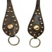 Vintage Harness Drops Antique Equestrian Horse Bridle Leather Brass Studs
