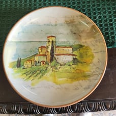 Williams Sonoma 2008 Marc Lacaze Italy Paysage 9 1/2 SINGLE Salad Plate