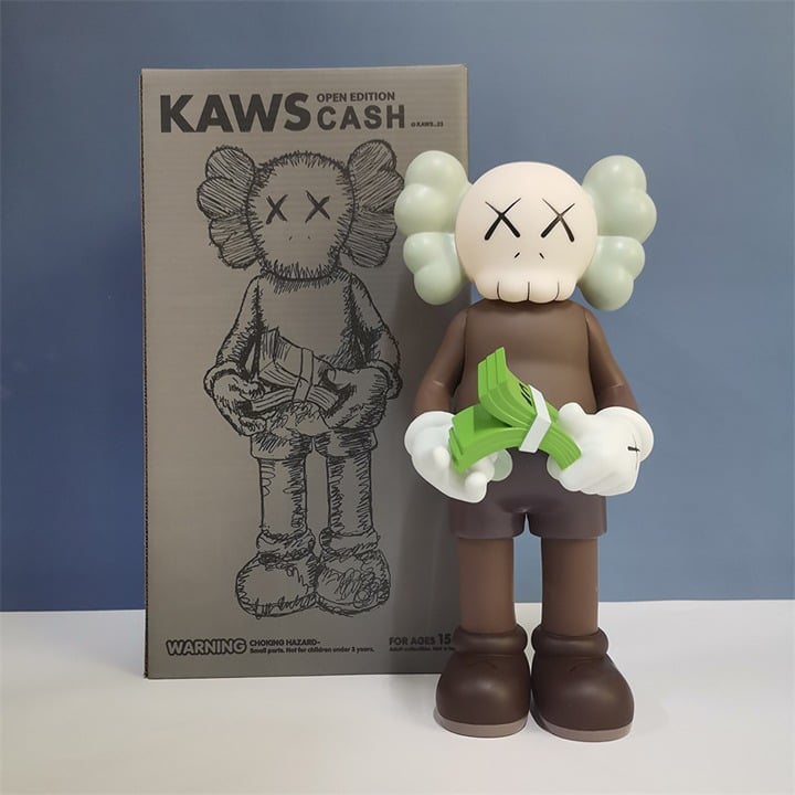 12 Kaws Counting Cash Money Band Vinyl Figure Collectible Toys