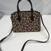 Kate Spade New York Darcy Leopard Cheetah Satchel Tote Crossbody
