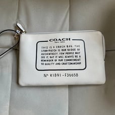 Coach pouch insert wristlet bag NWT