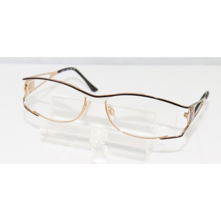 New Women's Cazal Brown & Gold Eyeglasses