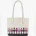 kate spade Oh What Fun Nutcracker Small Tote, Meringue Multi NWT