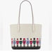 kate spade Oh What Fun Nutcracker Small Tote, Meringue Multi NWT