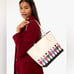 kate spade Oh What Fun Nutcracker Small Tote, Meringue Multi NWT