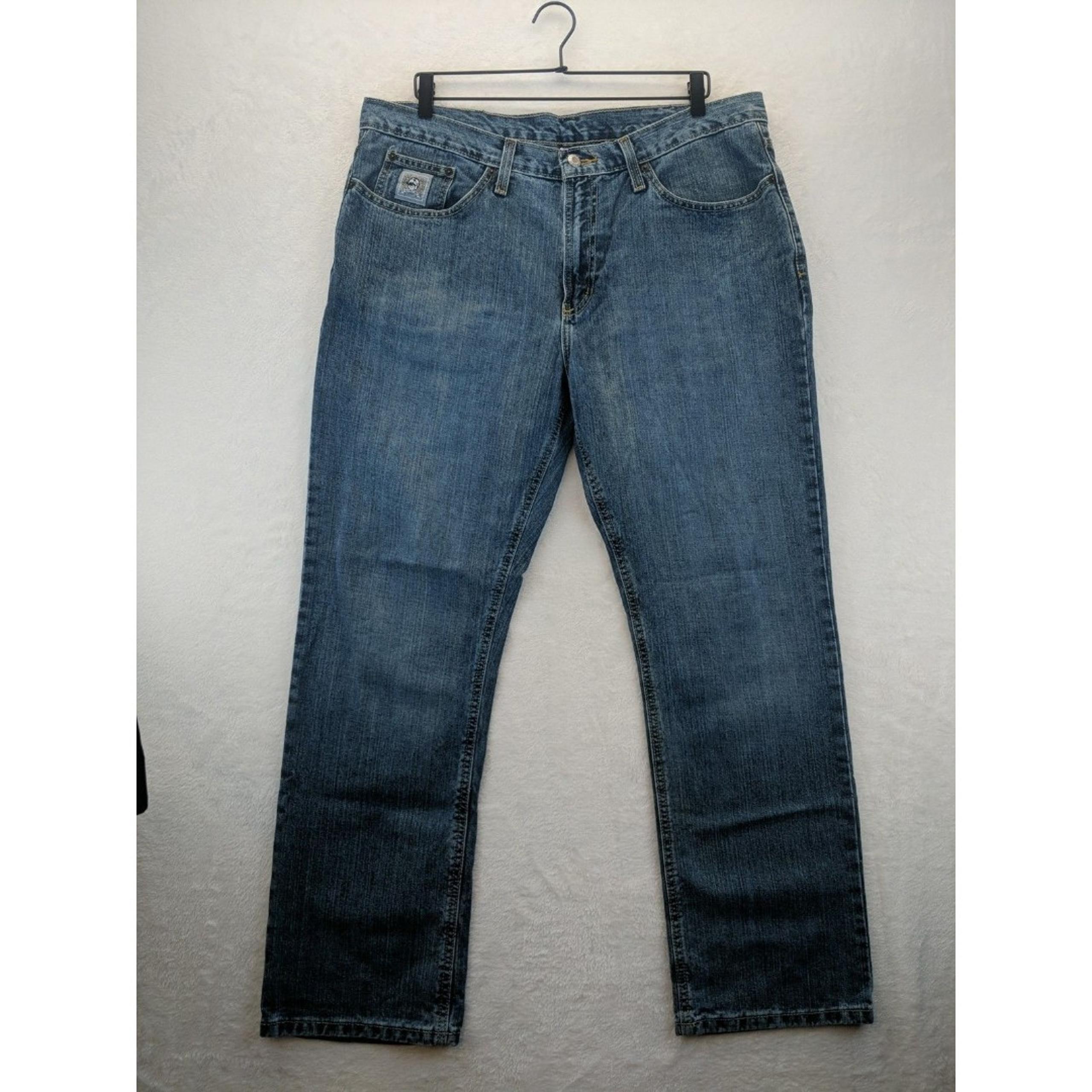 CINCH MB98034001 Silver Label Men's Mid Rise Straight Leg Jeans 36x30
