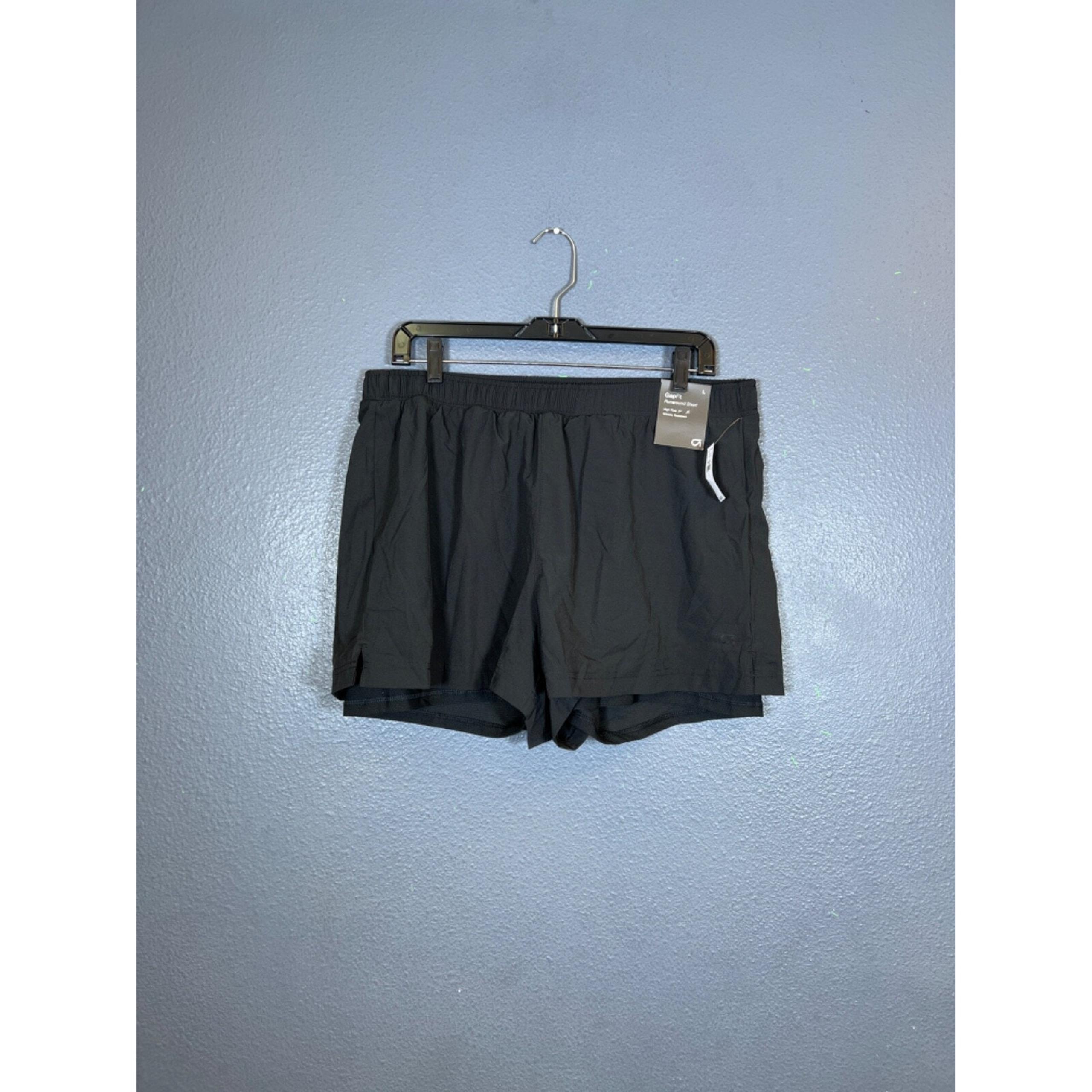 Gap L women’s black NEW sport shorts gym outdoor
