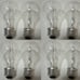 GE 60-WATT Light Bulbs Crystal Clear 750 Lumens Dimmable Classic 8 Bulbs 4 Pack