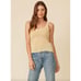 One Grey Day May Scoop Tank Open Stitch Knit Honeycomb XS
