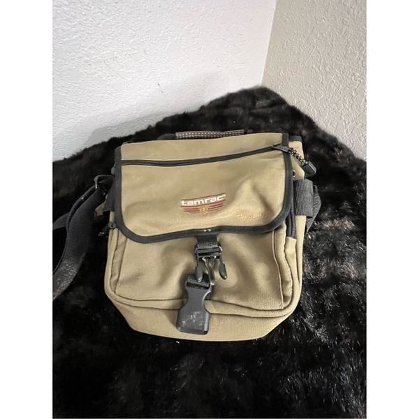 Tamrac Superlight 5 Carry Shoulder Bags 5405 Tan Black Trim 10 x 12 x 6