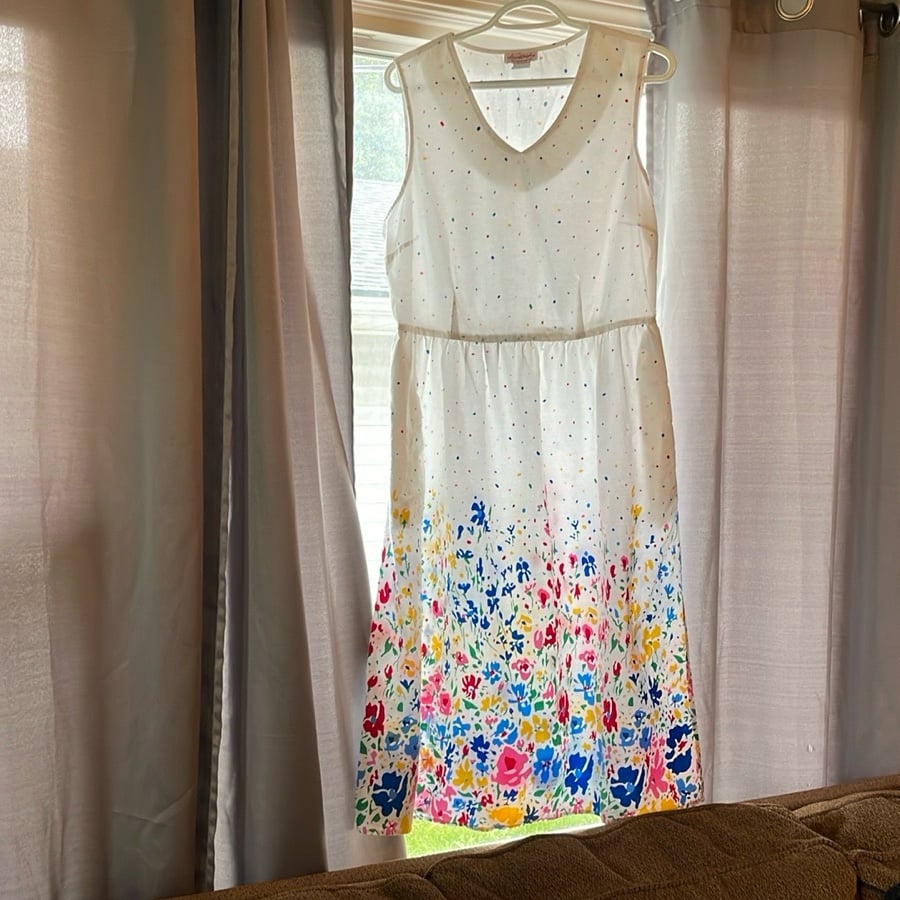 Confetti Floral Lanz of Salzburg Cotton Sundress With Pockets