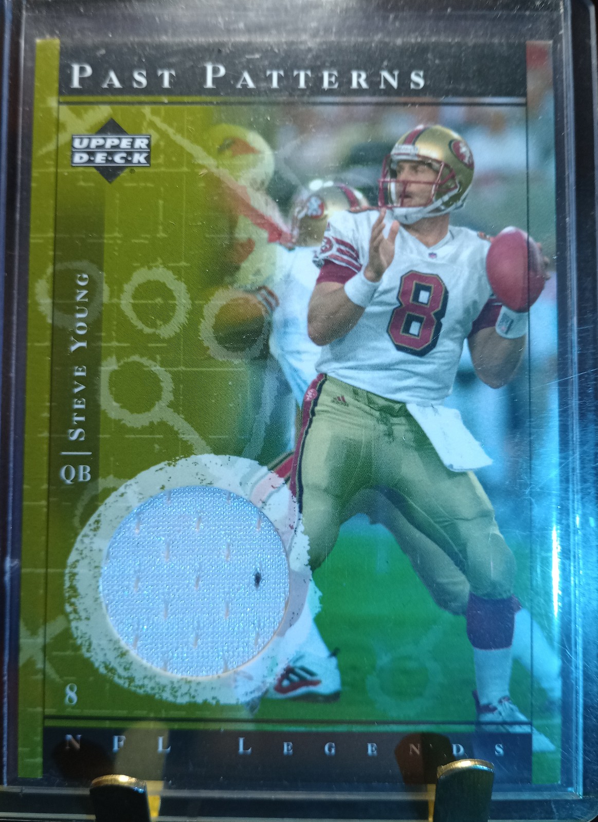 2001 NFL LEGENDS Steve Young Past Patterns Game worn Jersey # PP-SY upper Deck