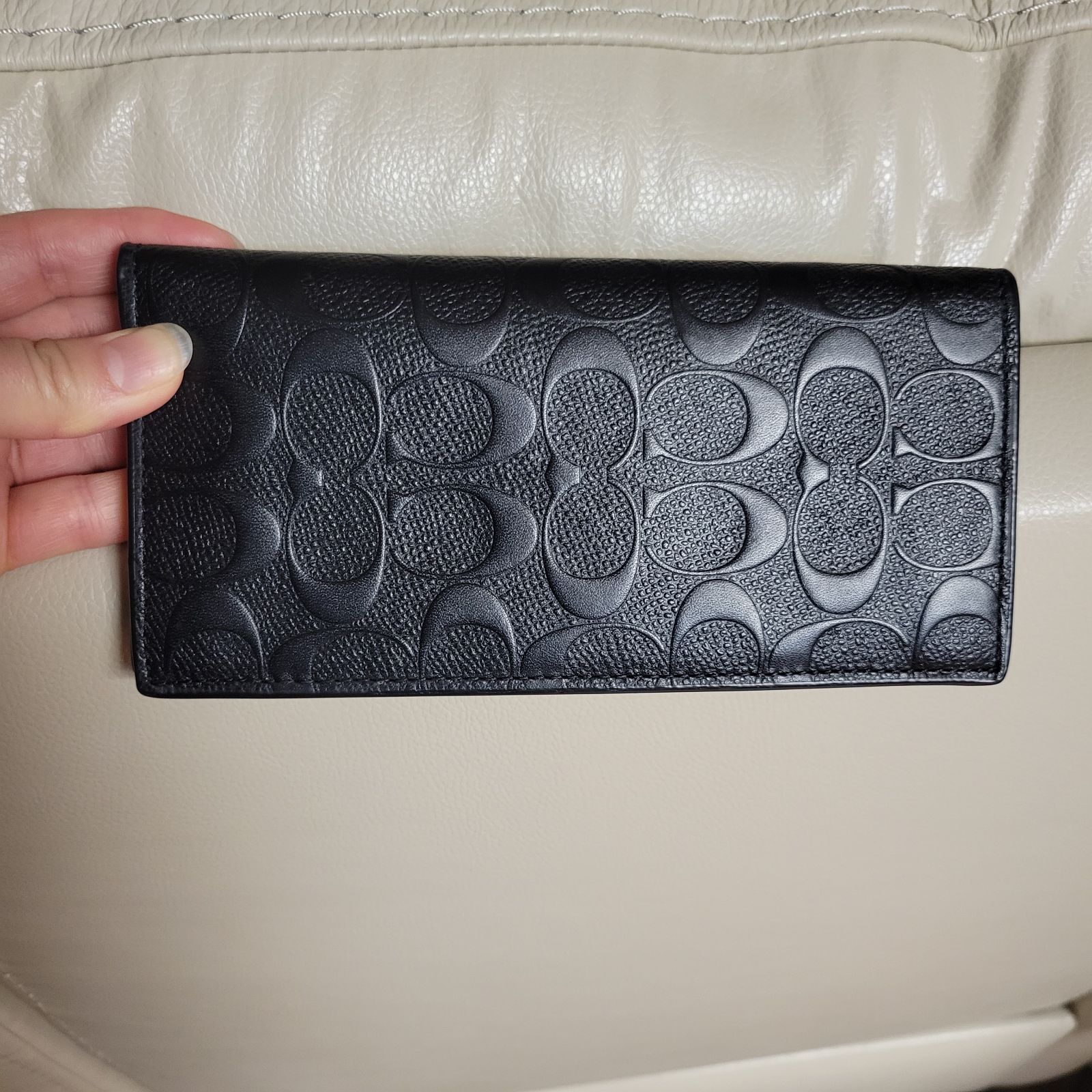 Women's Black Coach Wallet