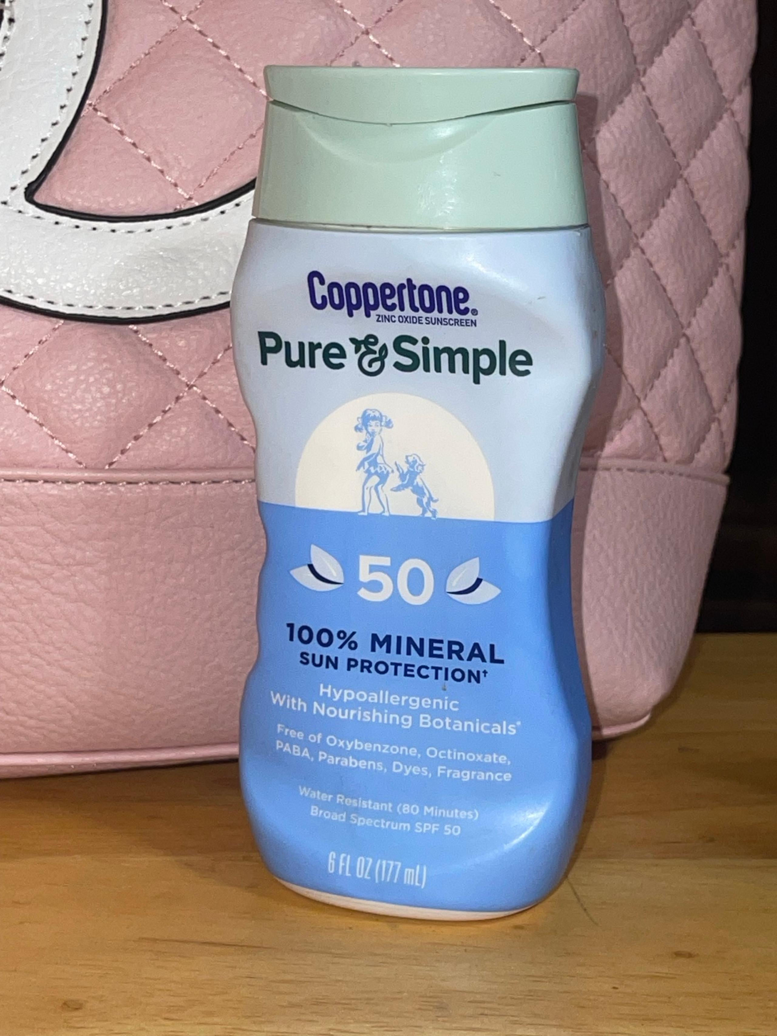 Coppertone Pure & Simple SPF 50 Sunscreen Lotion