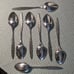 Lyon (International) ROMANESQUE Stainless Tea Spoons Mid Century Modern 8 Pcs.