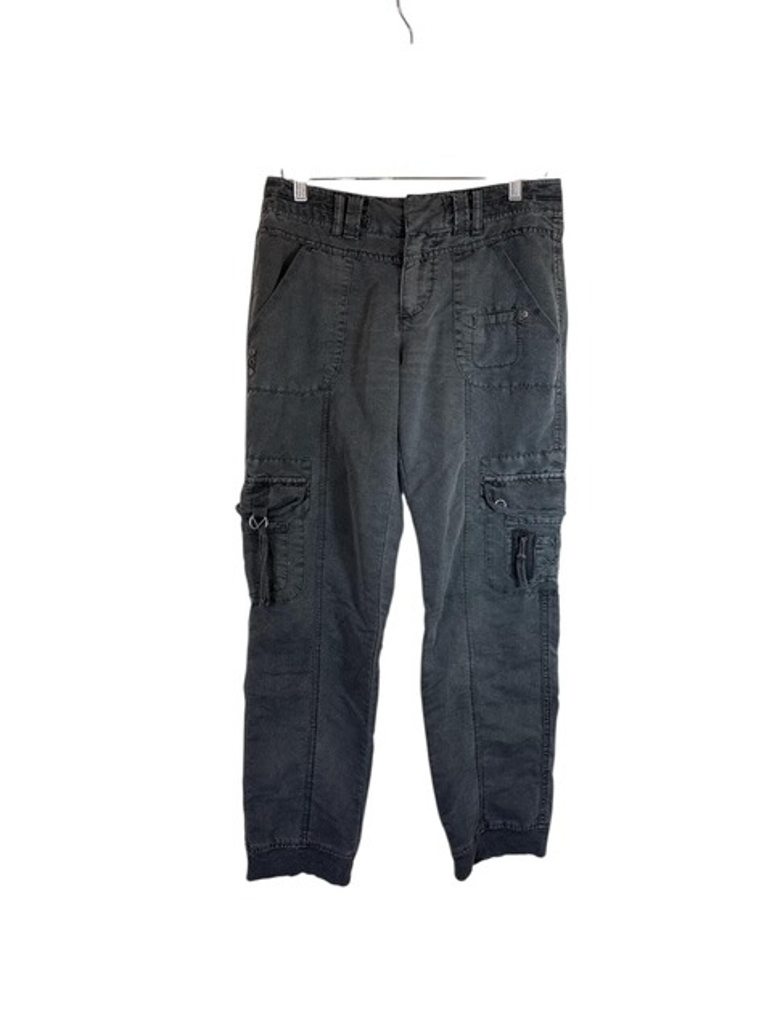 Marrakech Anthropologie Women’s Cargo Pants Size 27 Grey Goth Skater