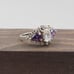 Size 8 Sterling Silver Stunning CZ Ring
