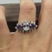 Size 8 Sterling Silver Stunning CZ Ring