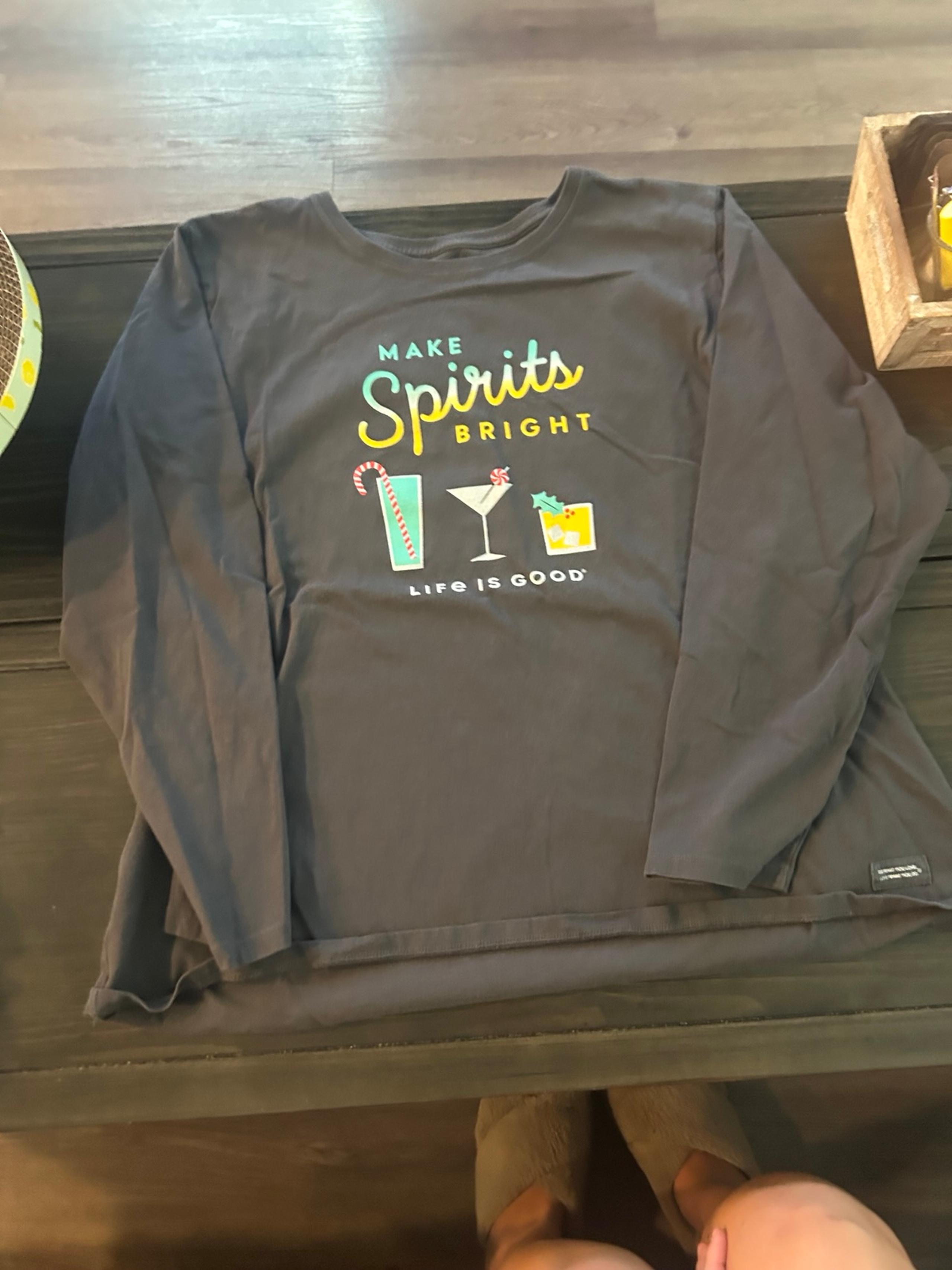 Long sleeve life is good shirt