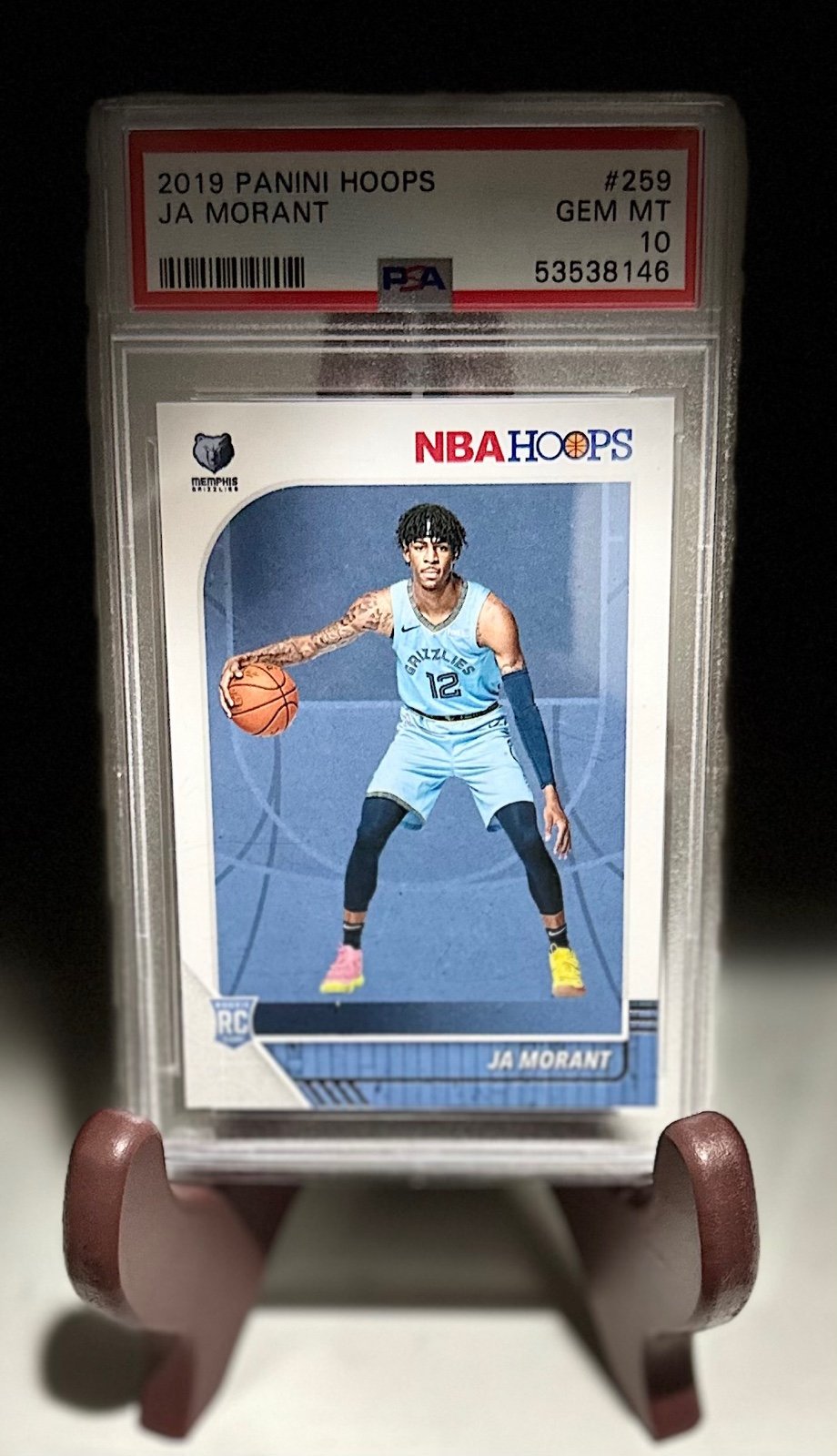 Ja morant NBA HOOPS RC PSA10