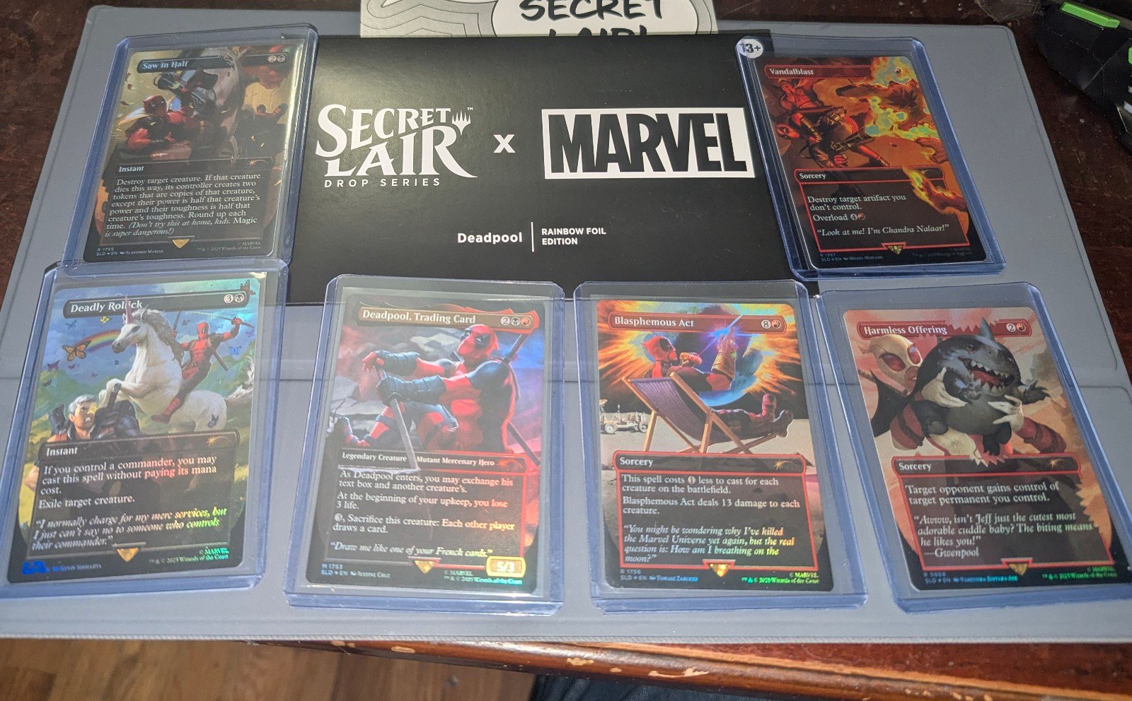 MTG Magic the Gathering Secret Lair x Marvel's Deadpool