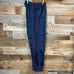 Vintage Nike Men’s Size M Track Windbreaker Pants Navy Blue Red Stripe Zip Cuff