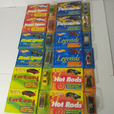 Lot 12 New Hot Wheels 2002 Books With Cars Street Power Legends Fantasy Hot Rods