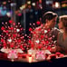 Valentines Day Decorations,2 Pack Lighted Valentine's Day Tree Tabletop