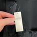 NEW Anthropologie Fringed Shift Mini Dress Removable Collar in Black S
