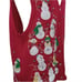 Christmas Sweater Vest Red Knit Snowman Embroidered Beaded Button Front Vintage
