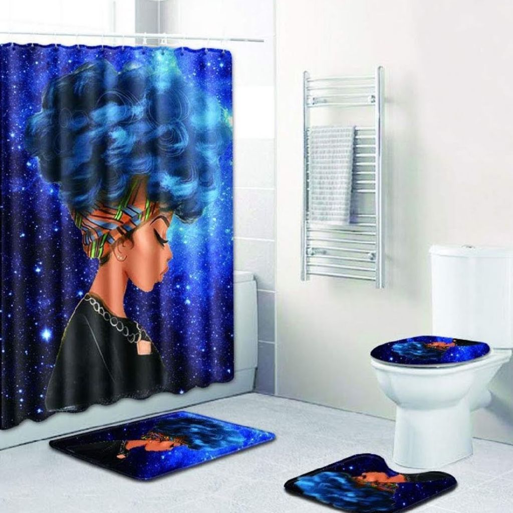 Shower curtain mats