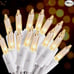 NEW 100 Count Mini Clear Lights 32ft White Wire Christmas Tree String Lights