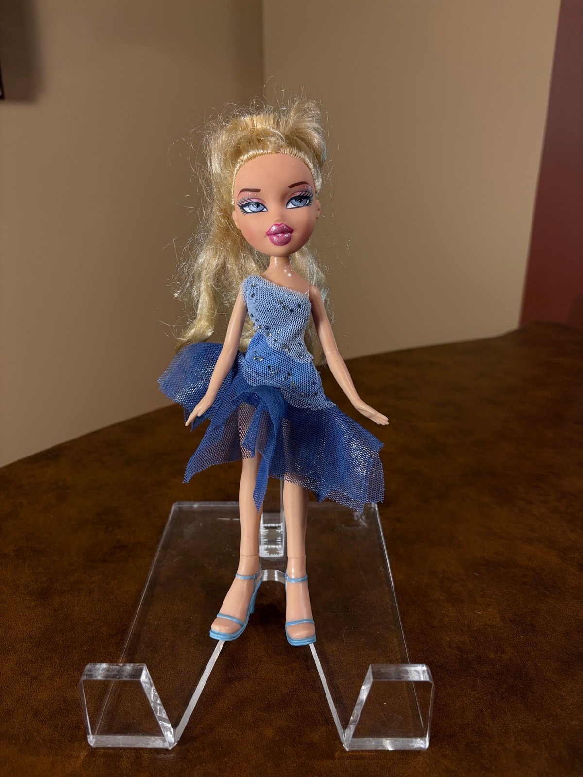 Bratz Cloe Formal Funk Doll Blue Gown Dress