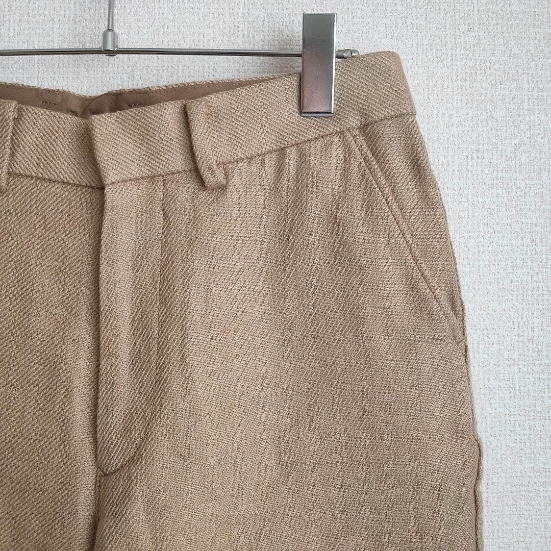 AURALEE Linen Cotton Double Face Pants