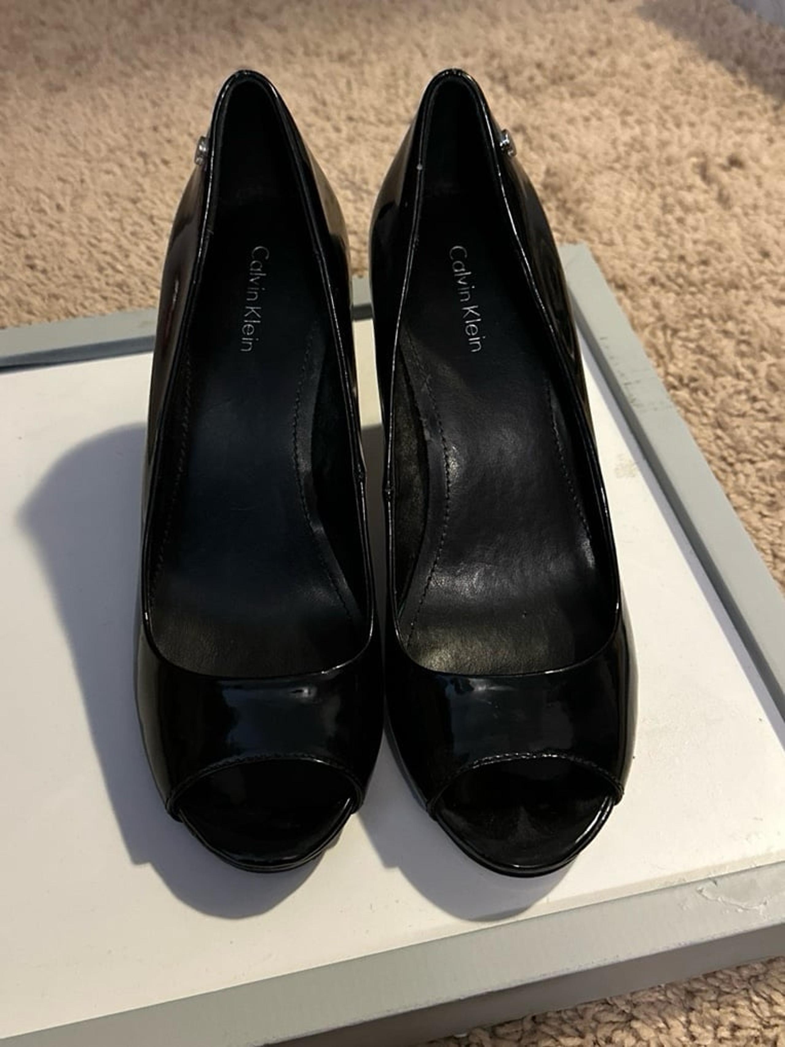 Calvin Klein Peep Toe Heels