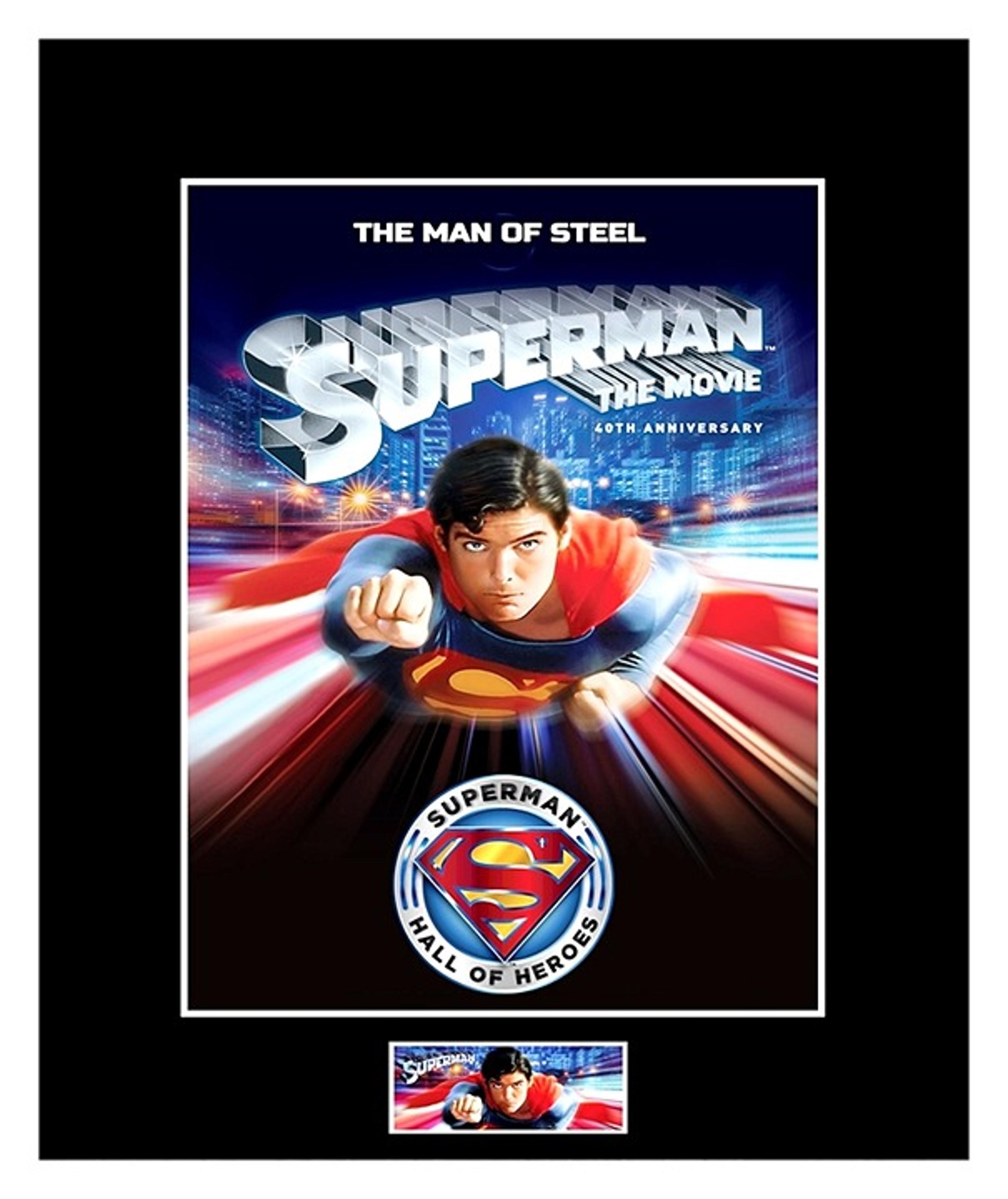 SUPERMAN Movie Character (Christopher Reeves) Portrait 11" x 14" Photo Mat