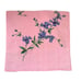 Pink Fieldcrest Velour Bath Towel Wash Cloth Blue Floral Cottage Core 1990s Vtg