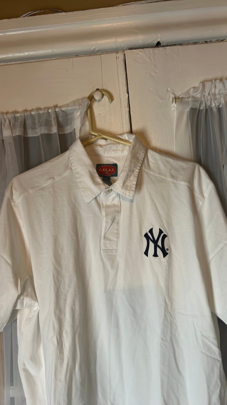 Tommy Bahama Relax Pima Cotton NY Yankees Polo Shirt Men’s Large