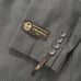 CARAVELLI Mens Gray Striped Size 40L TALL Suit Jacket Blazer Sports Coat NWT