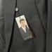 CARAVELLI Mens Gray Striped Size 40L TALL Suit Jacket Blazer Sports Coat NWT