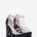 Holy Revelation Platform Heels- Rhinestone